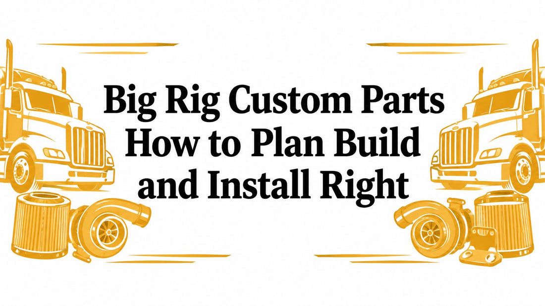 Big Rig Custom Parts How to Plan Build and Install Right - Galhor