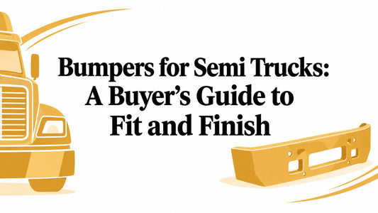 Bumpers for Semi Trucks: A Buyer's Guide to Fit and Finish - Galhor