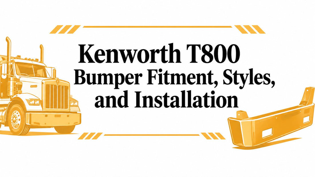 Kenworth T800 Bumper Fitment, Styles, and Installation - Galhor