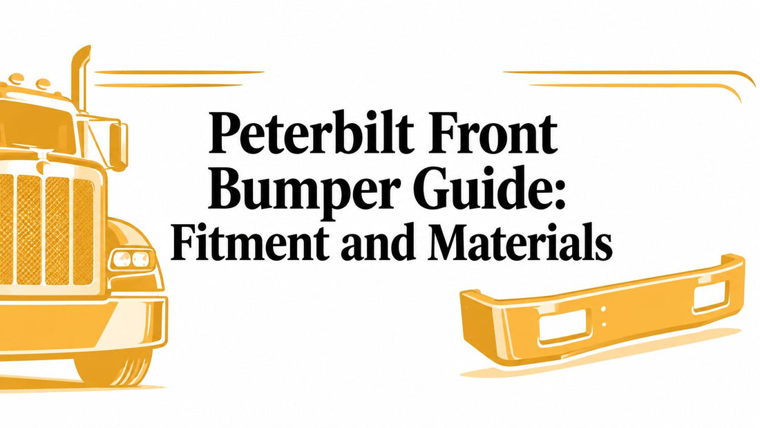 Peterbilt Front Bumper Guide: Fitment and Materials - Galhor