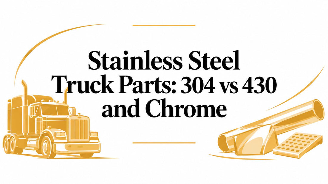Stainless Steel Truck Parts: 304 vs 430 and Chrome - Galhor