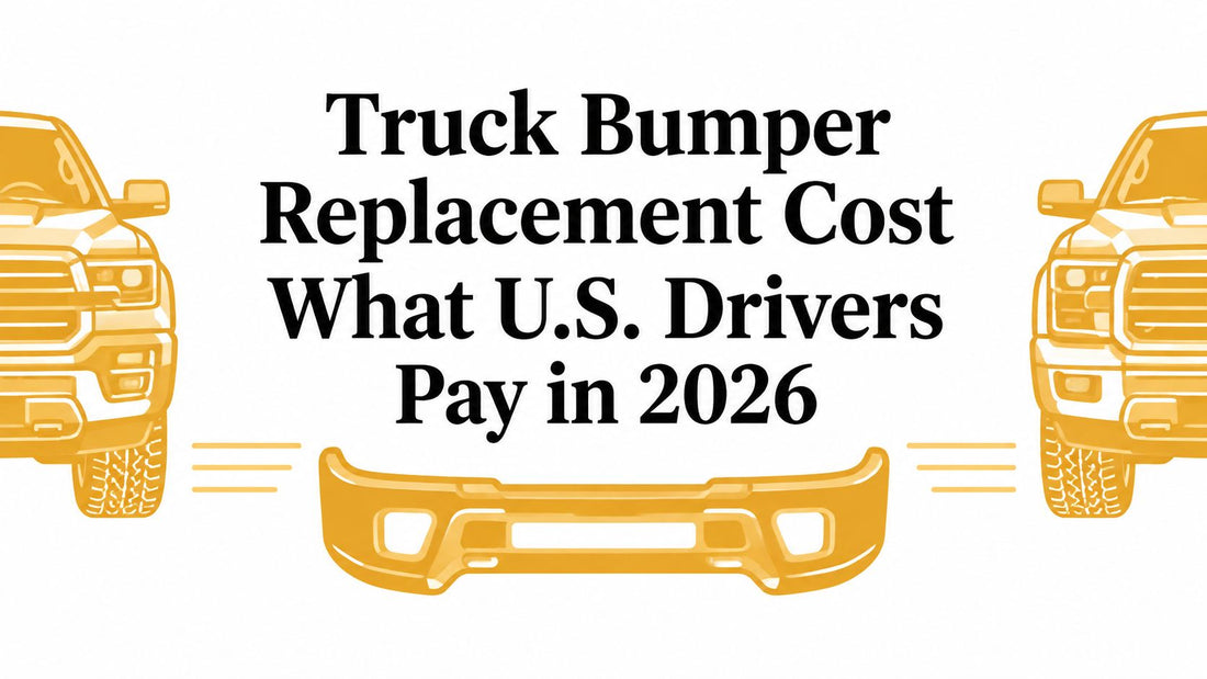 Truck Bumper Replacement Cost What U.S. Drivers Pay in 2026 - Galhor