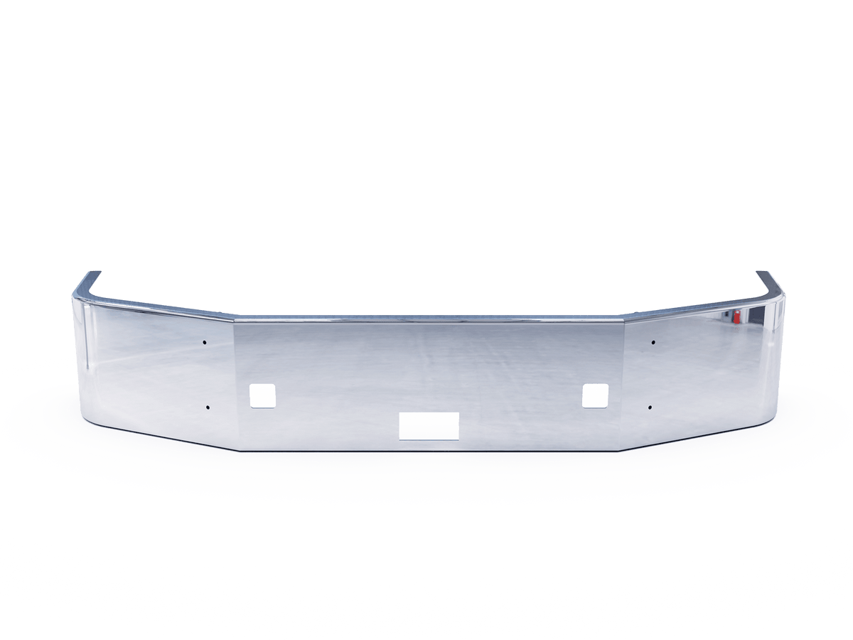 Chrome bumper for Peterbilt 386 (2002–2014) Galhor Bumper
