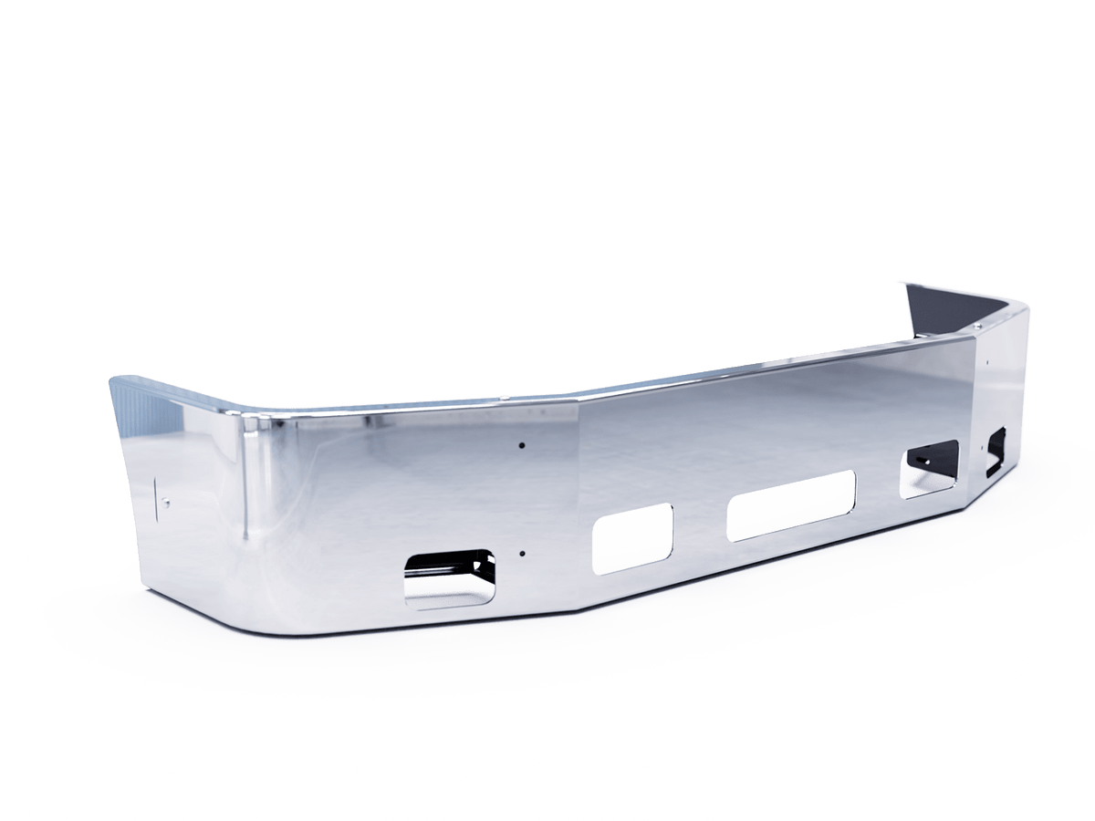 Chrome bumper for Peterbilt 387 (2002–2007) Galhor Bumper